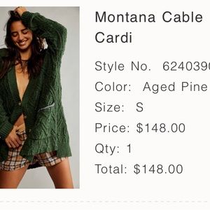 Free People Montana Knit Sweater